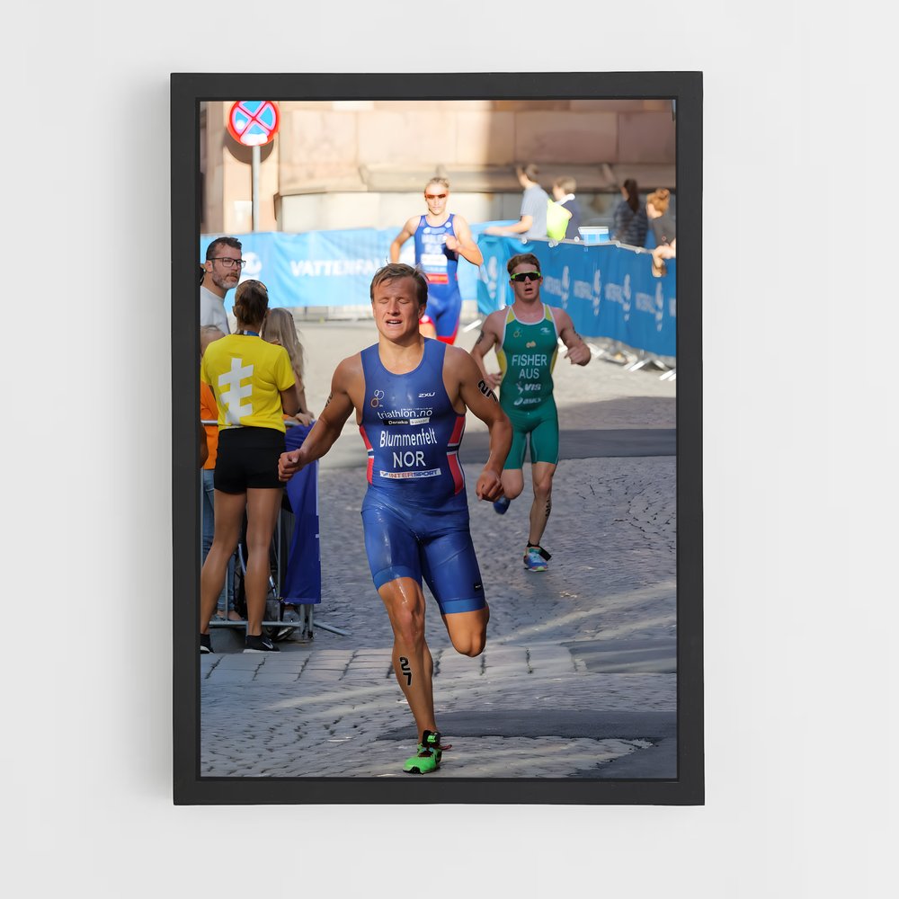 Poster Run Like the Wind – affiche Athlétisme (vue 2)